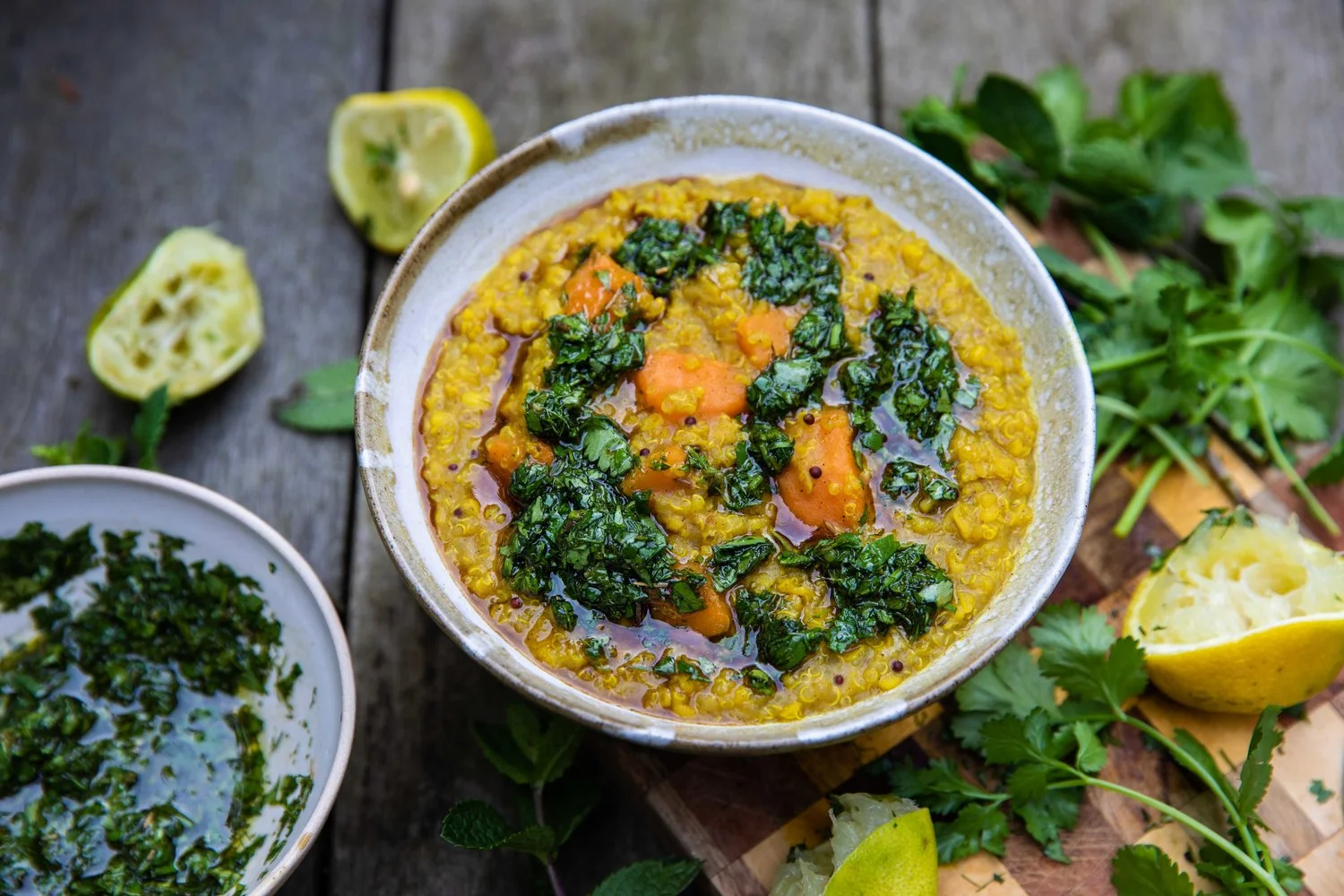 QUINOA AND SWEET POTATO KITCHARI