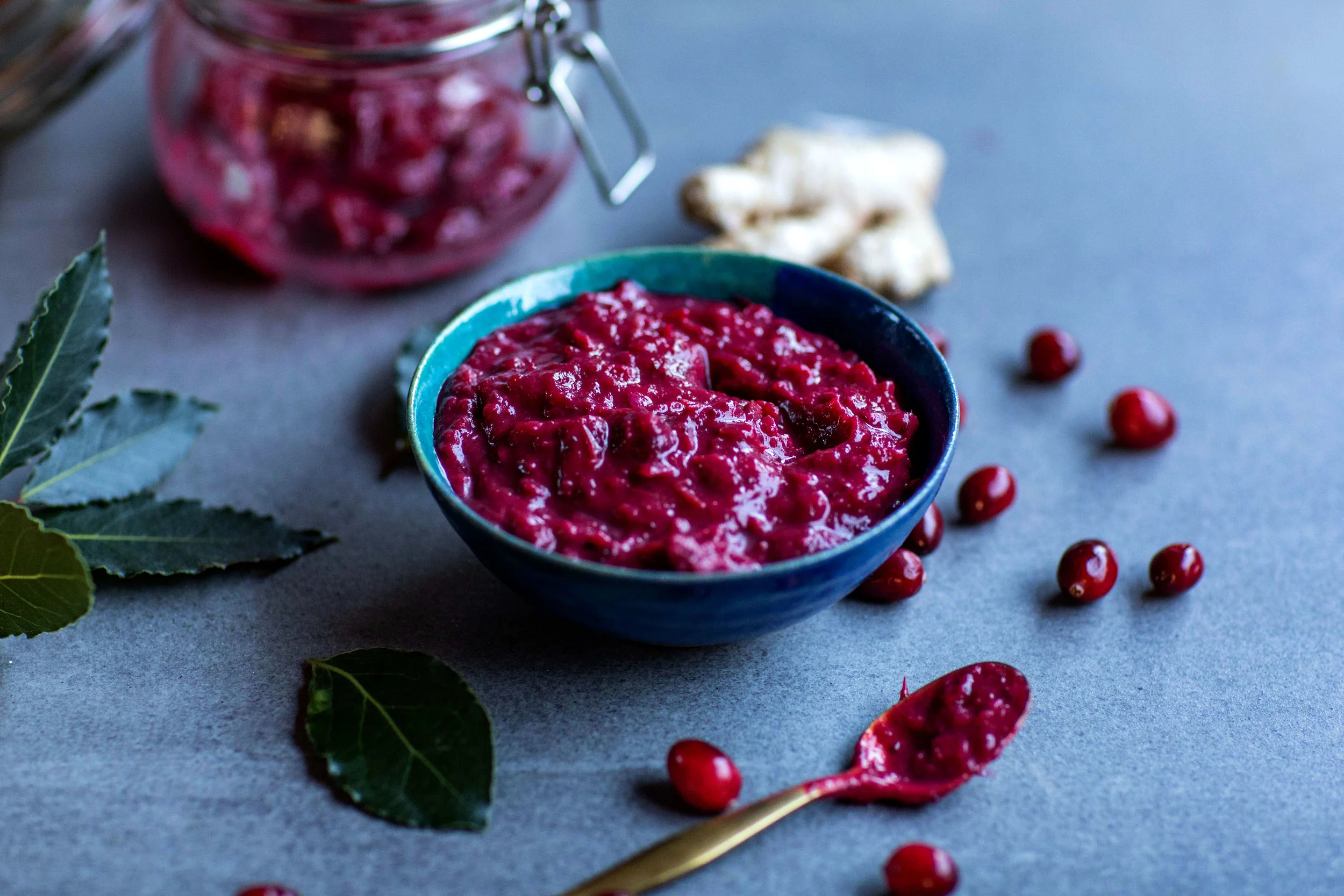 GINGER CRANBERRY CHUTNEY