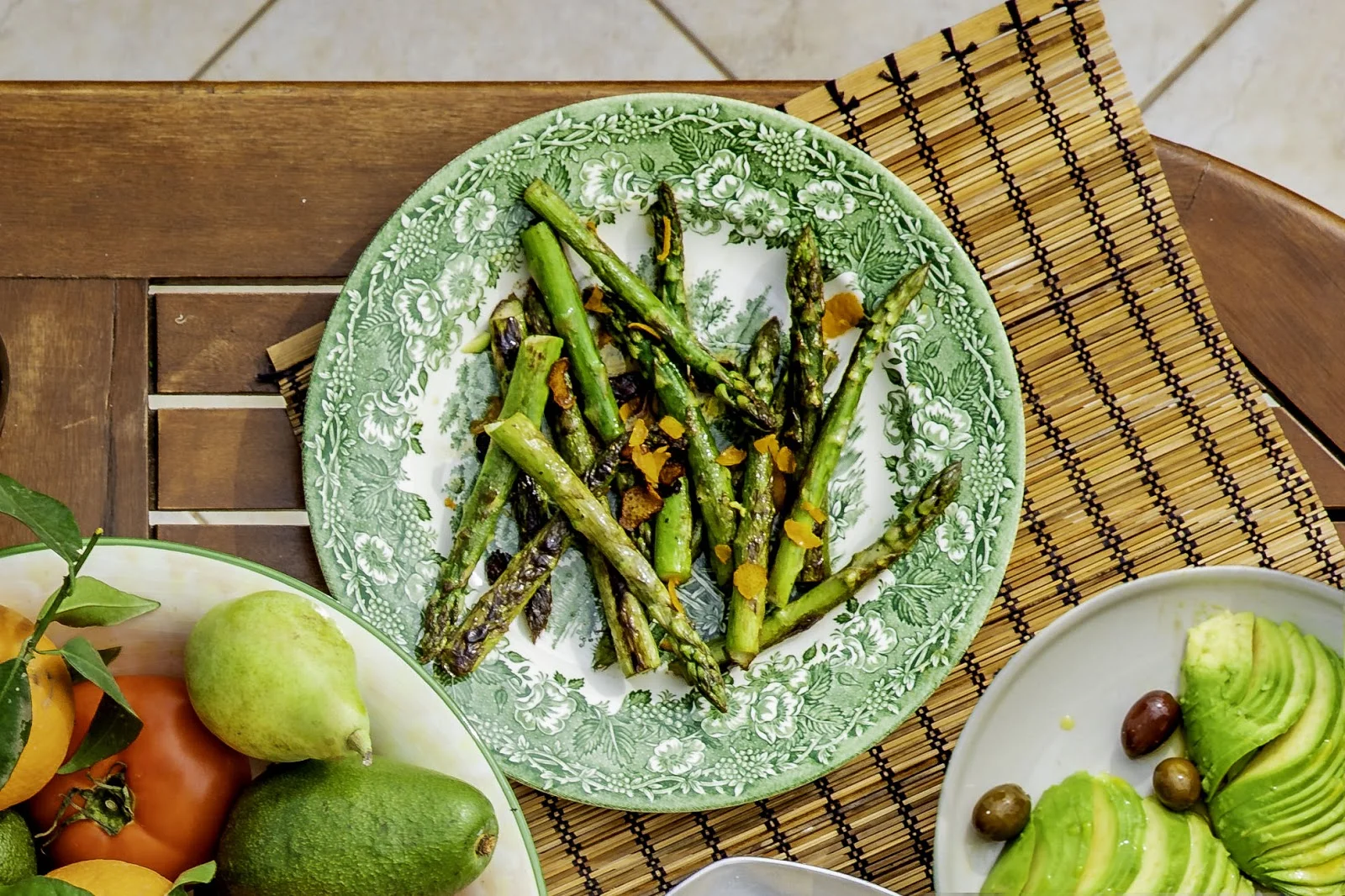 ORANGE AND OLIVE OIL ASPARAGUS