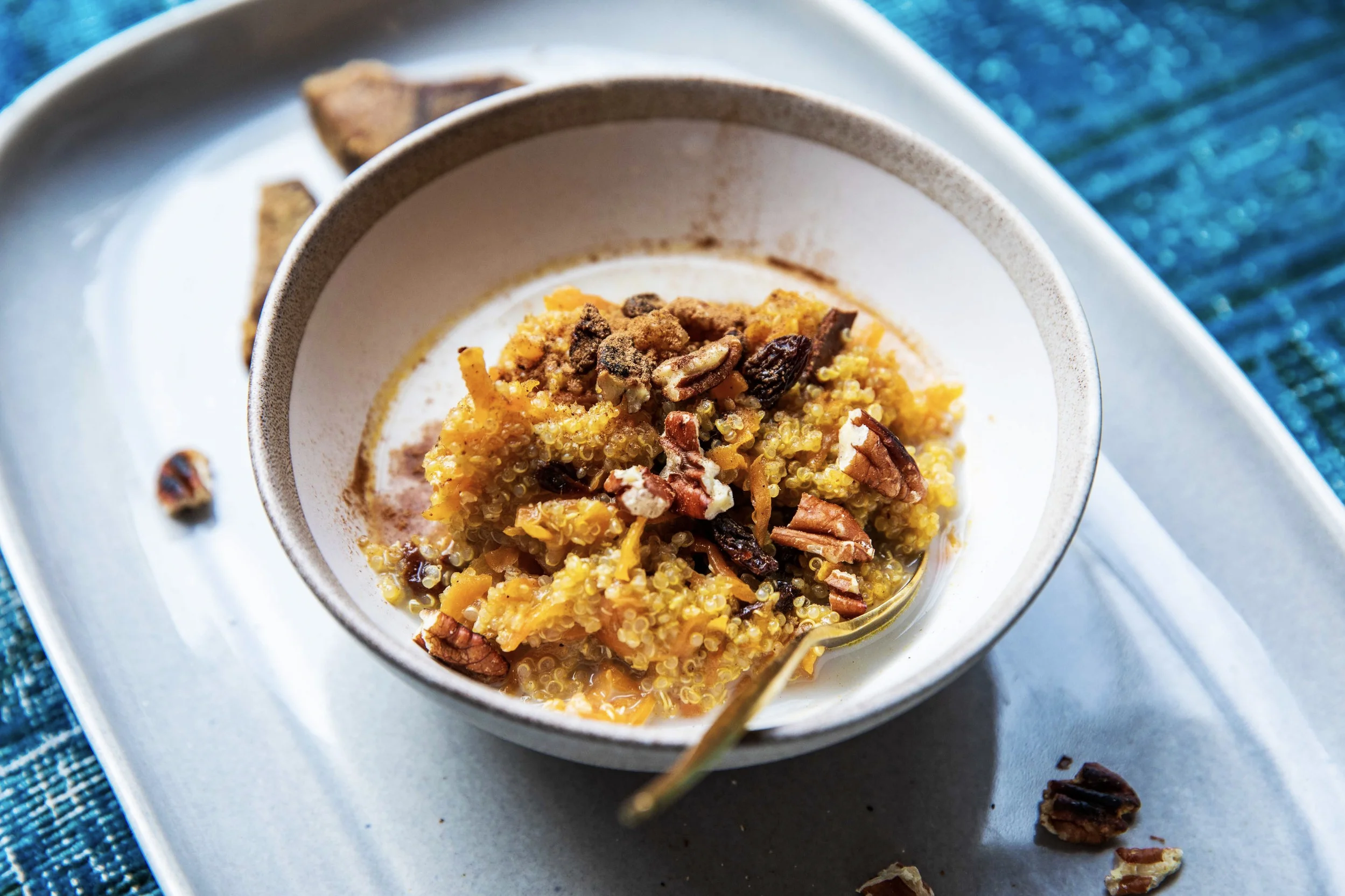 CREAMY CARROT QUINOA PORRIDGE