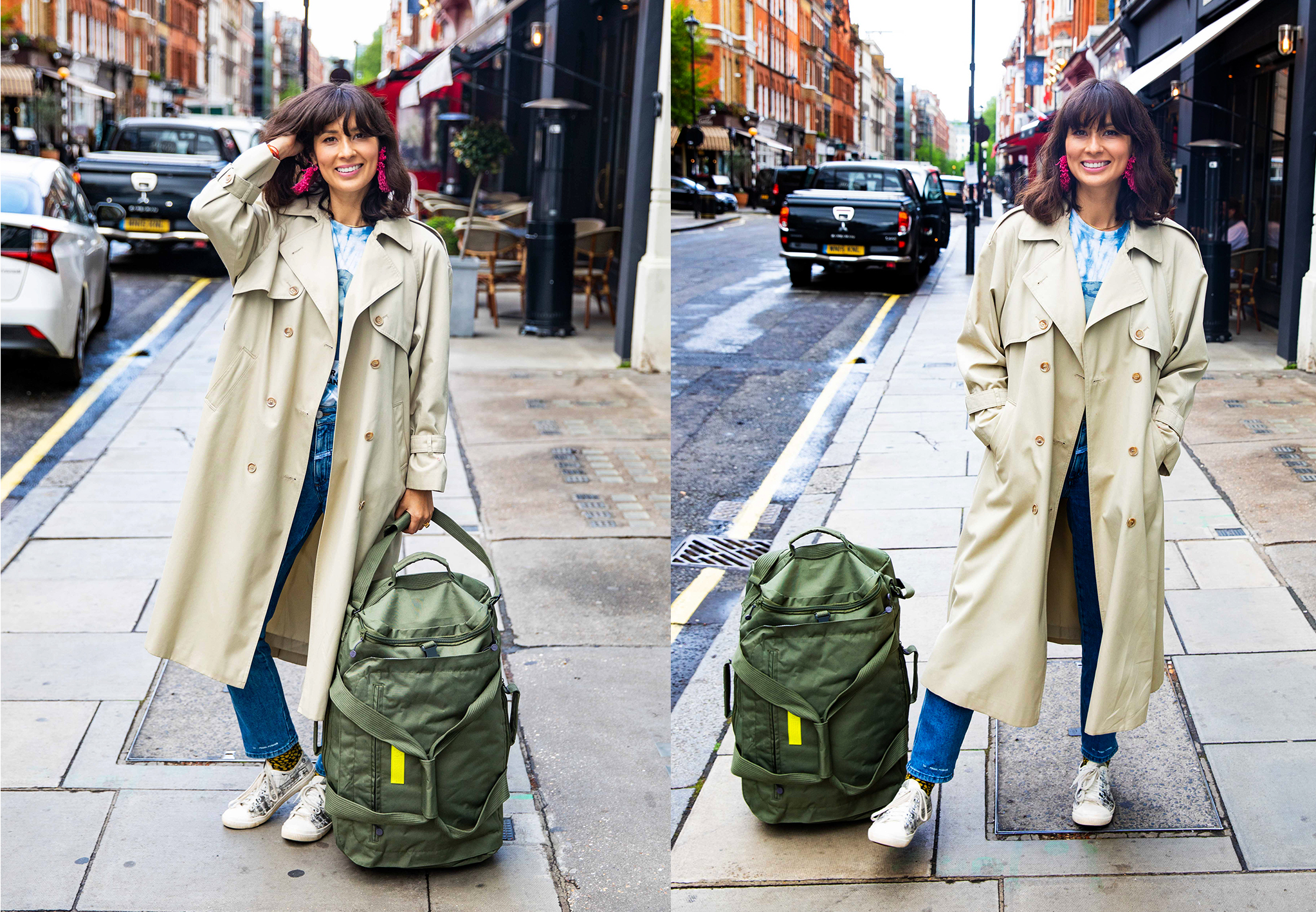 Lefrik suitcase, made from eco-friendly materials constructed from recycled PET plastic bottles, available from The Maverick Store from 1st October