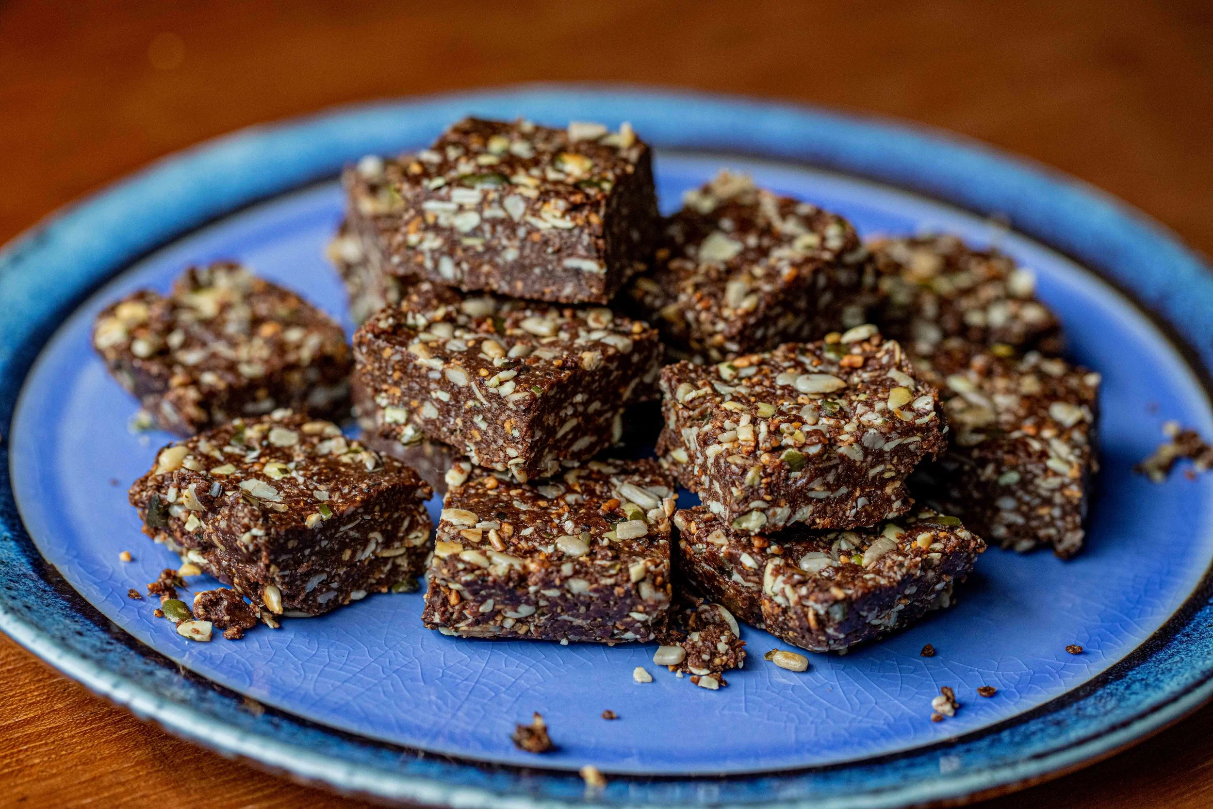 CAROBY NUT AND SEED BAR