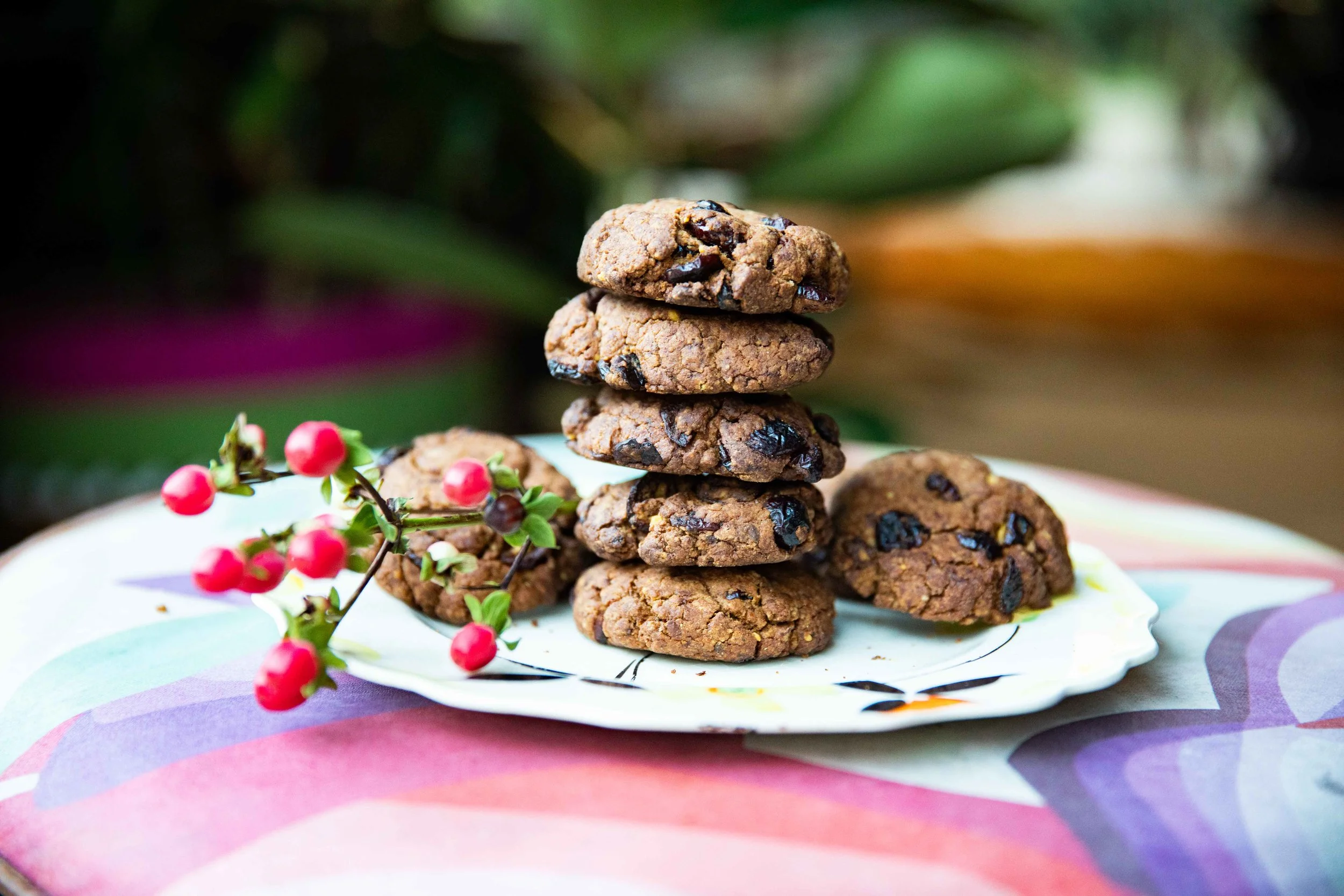 CHAI SPICED CRANBERRY COOKIES