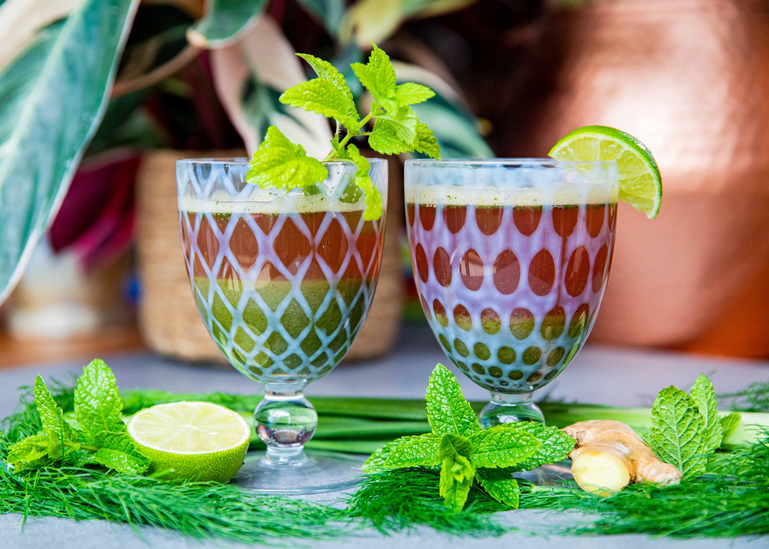 FENNEL, GRAPE &amp; MINT REFRESHER