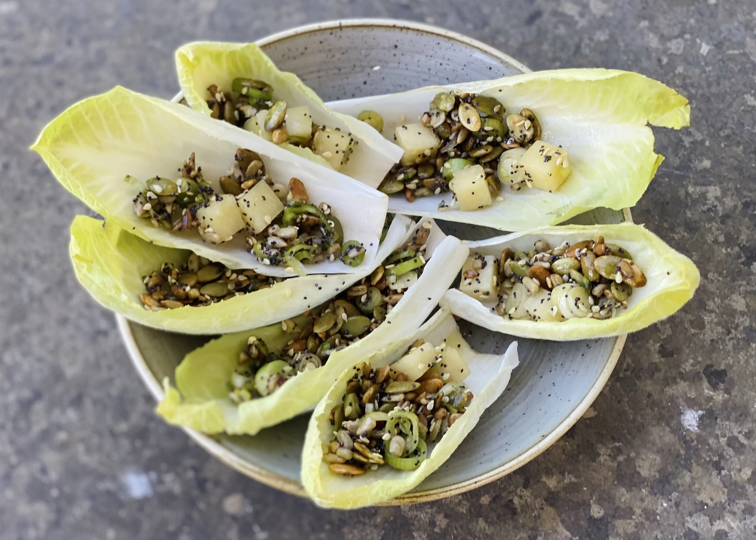 BEAVERBROOK: CHICORY, TOASTED SEEDS AND SMOKED PECORINO