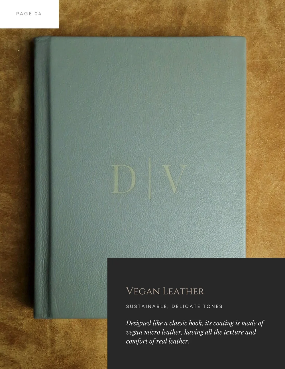 Vegan leather album example