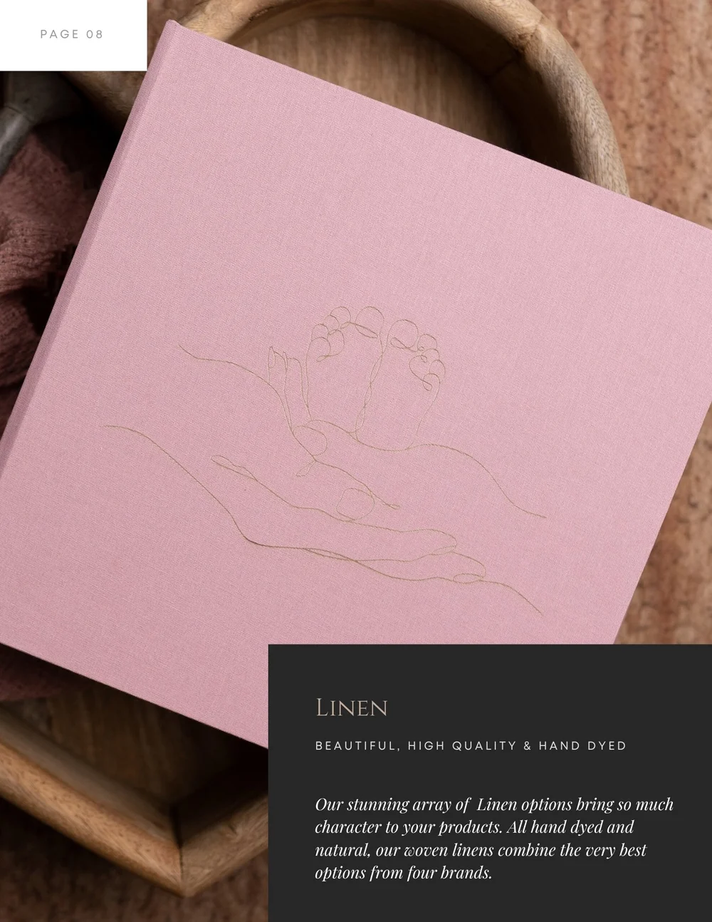 Linen album example