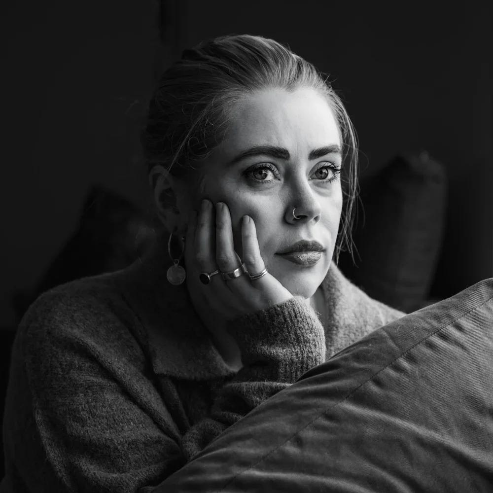 A quiet black-and-white portrait from the Bokeh team