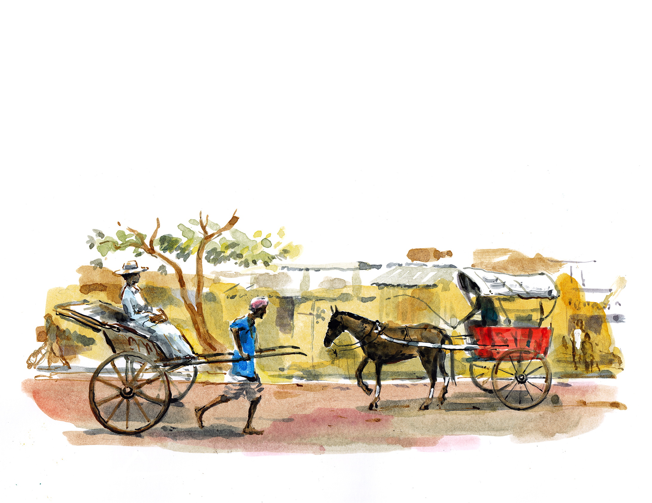 Tanga and rickshaw