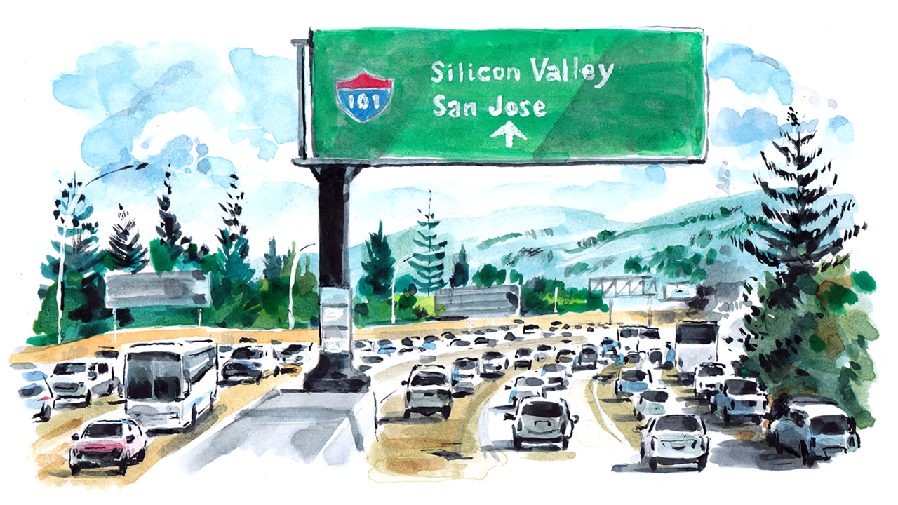 Silicon Valley commute