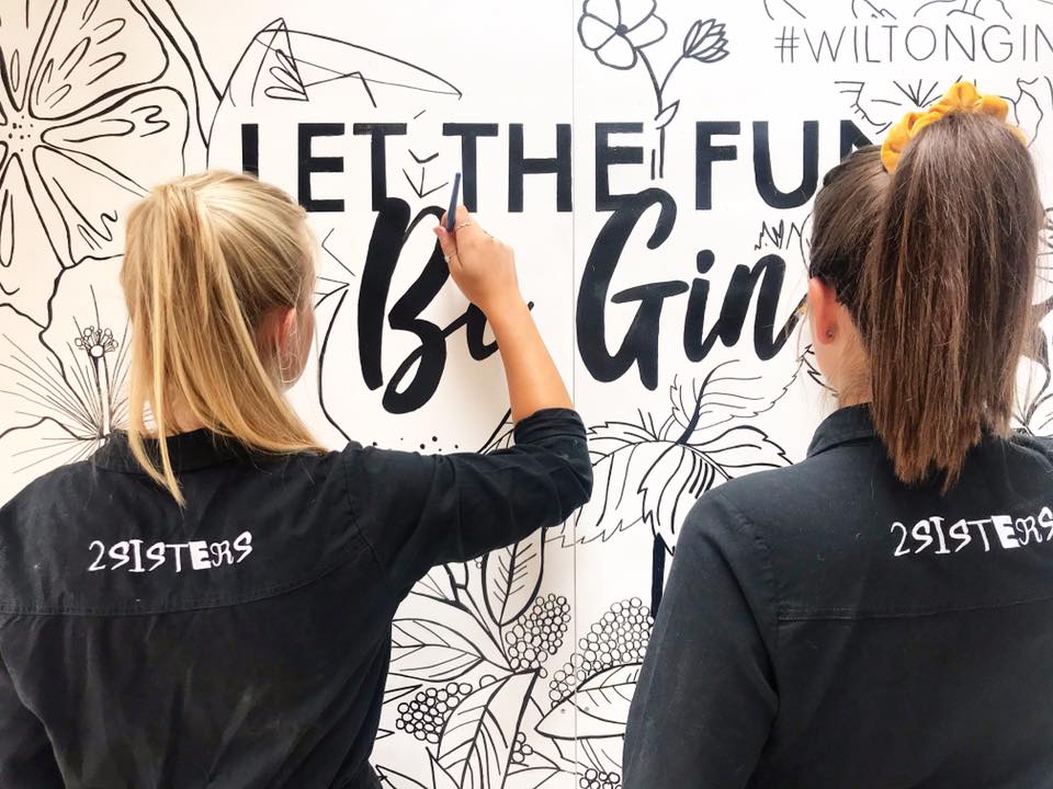 Wilton Gin Festival Mural