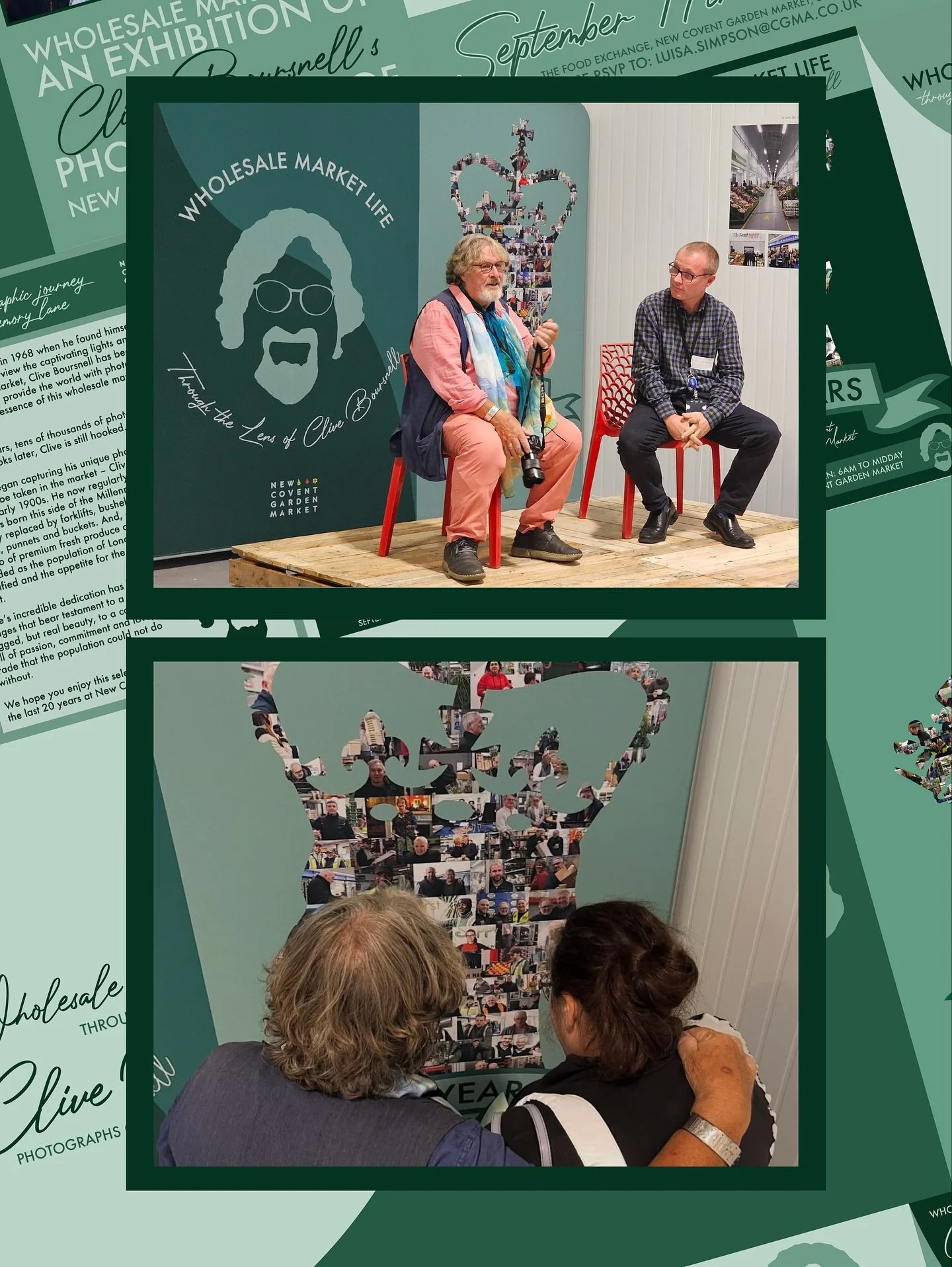 We don&rsquo;t just paint murals! Recently we&rsquo;ve been working with @marketfood to create flyers, social media graphics, banners and signage for their photography exhibition. It&rsquo;s so lovely to see photos of our pieces in action! 📸