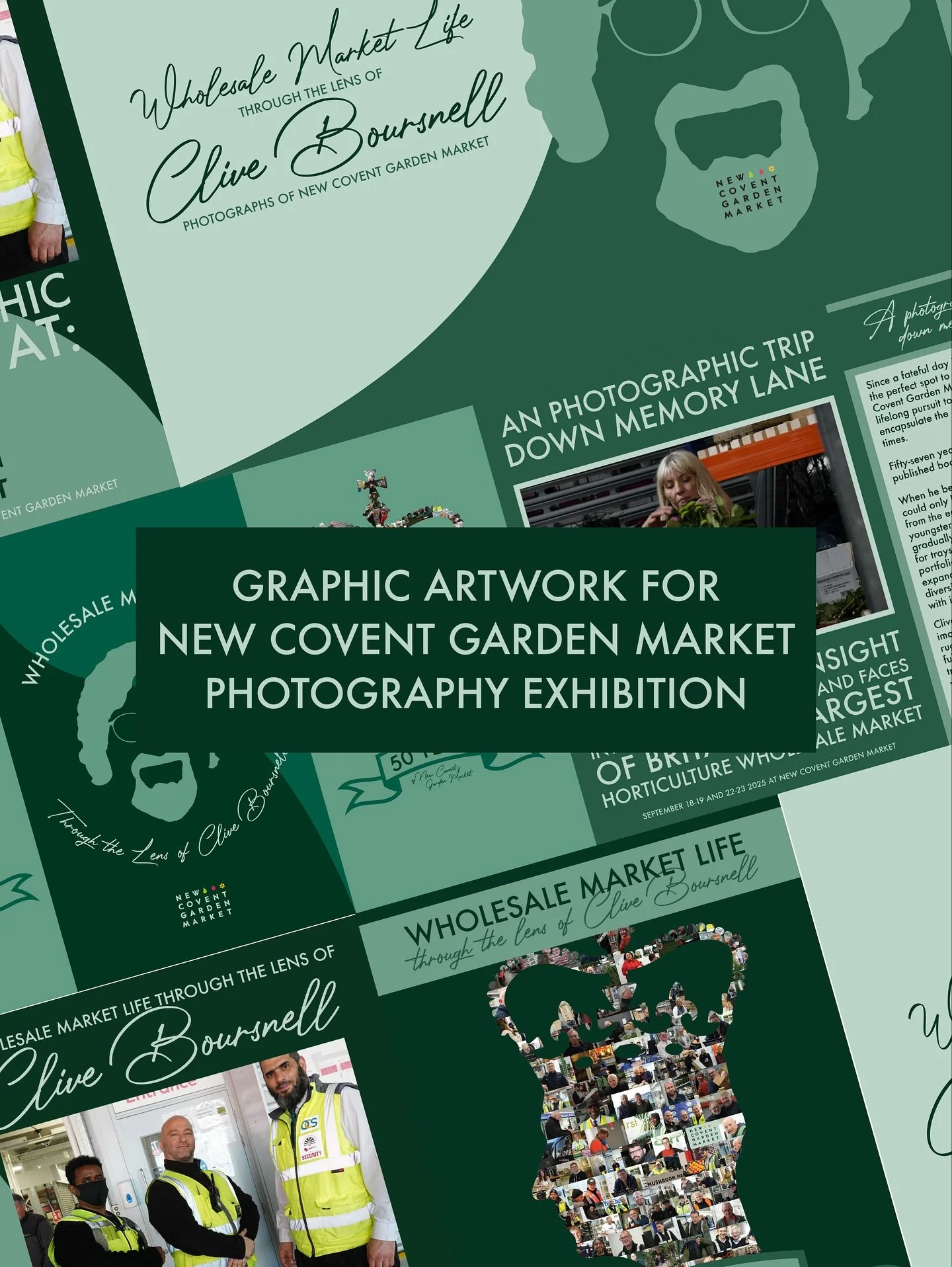 We love painting murals, but we also love graphic design projects! We don&rsquo;t normally post about these as much, but here&rsquo;s a selection of pieces we designed for @marketfood that we had printed as banners, posters, postcards, and more. We a