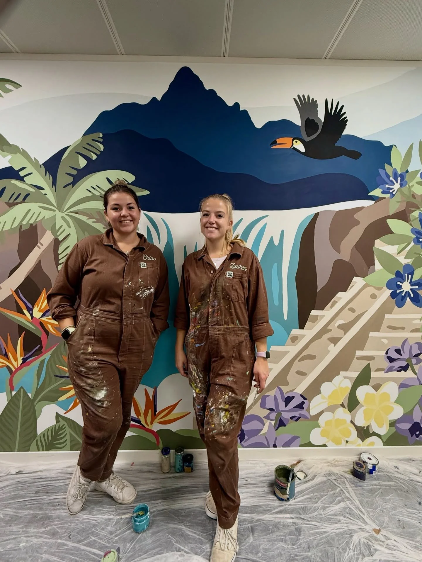 Just a few of our 2025 murals! We have one left to paint before Christmas 🥳