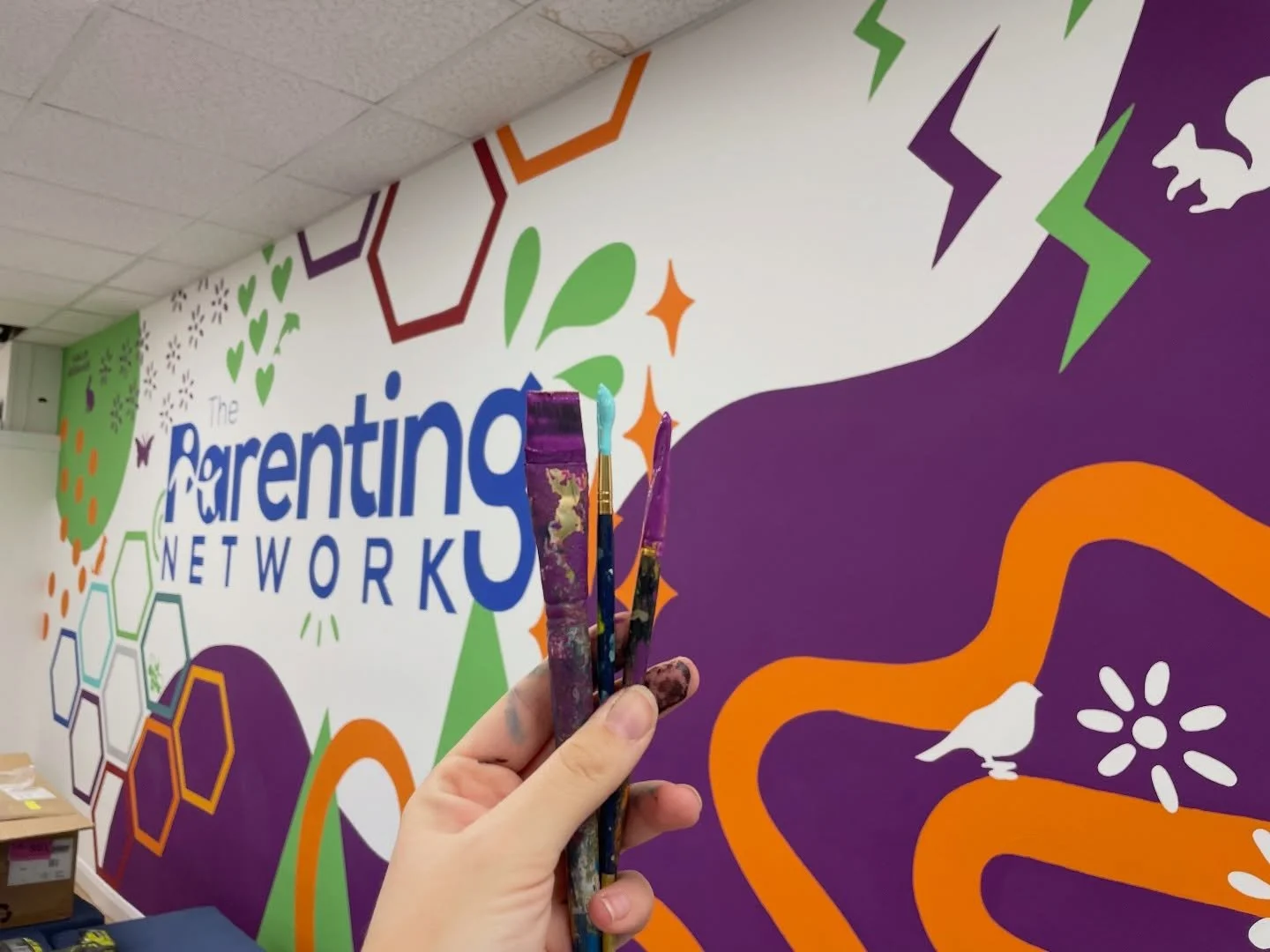 Throwback to a really lovely project for some really lovey people at @theparentingnetworkcic 💜
