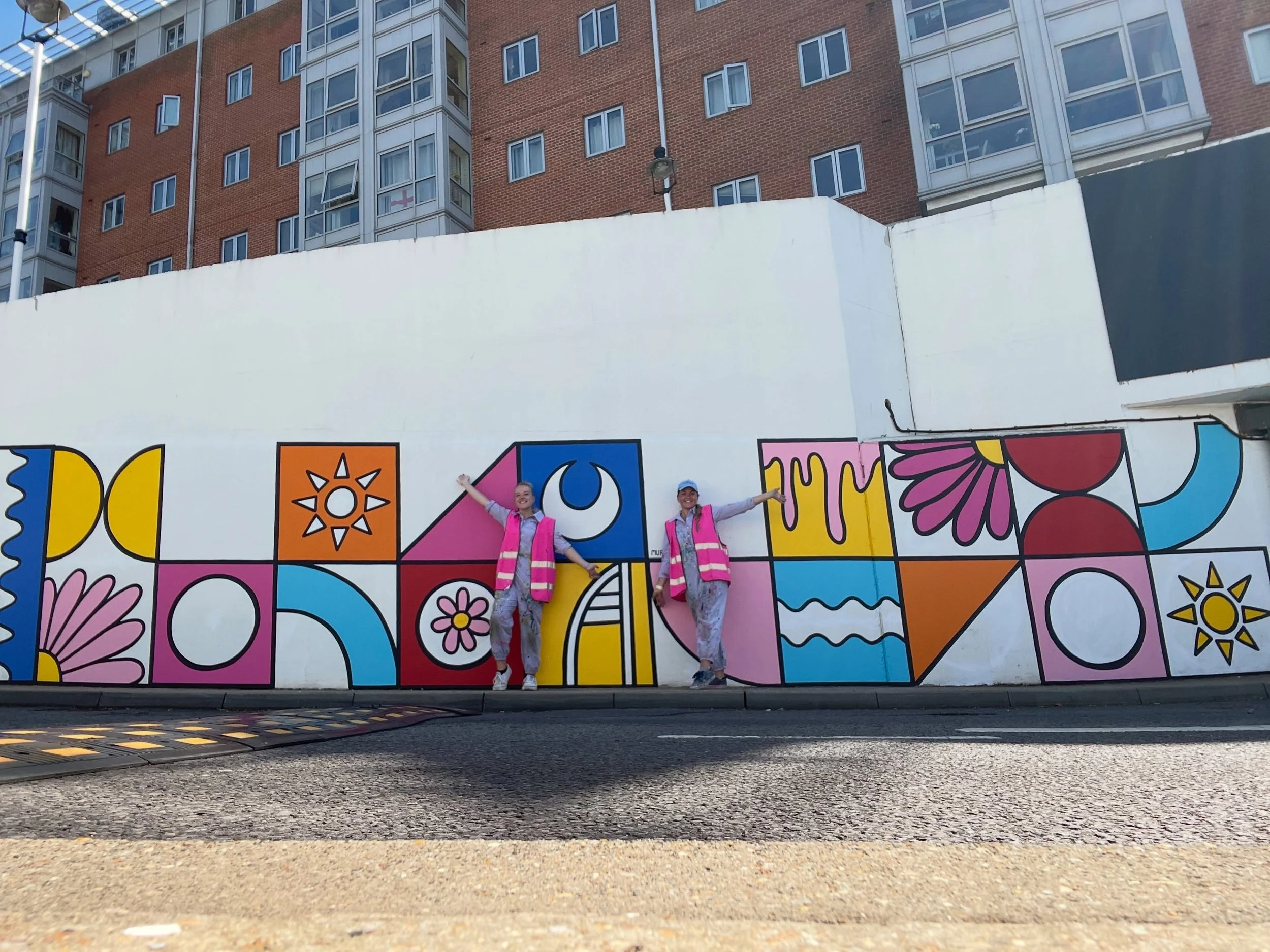 Throwback to this wonderful project with @gunwharfquays for Pride 🌈 We&rsquo;ll be back soon painting something new, keep your eyes peeled for updates! ✨
