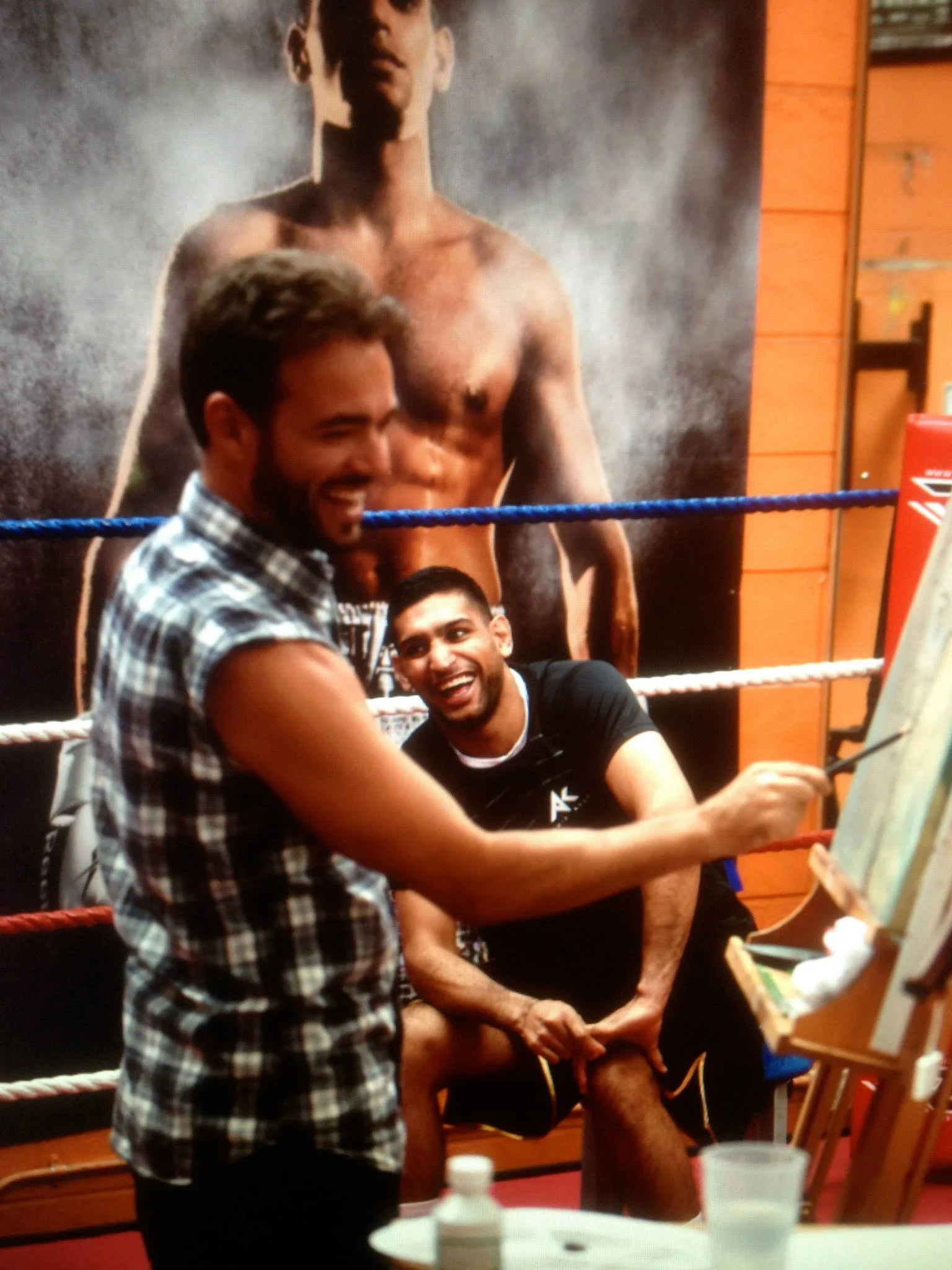 Amir Khan portrait — Christian Hook