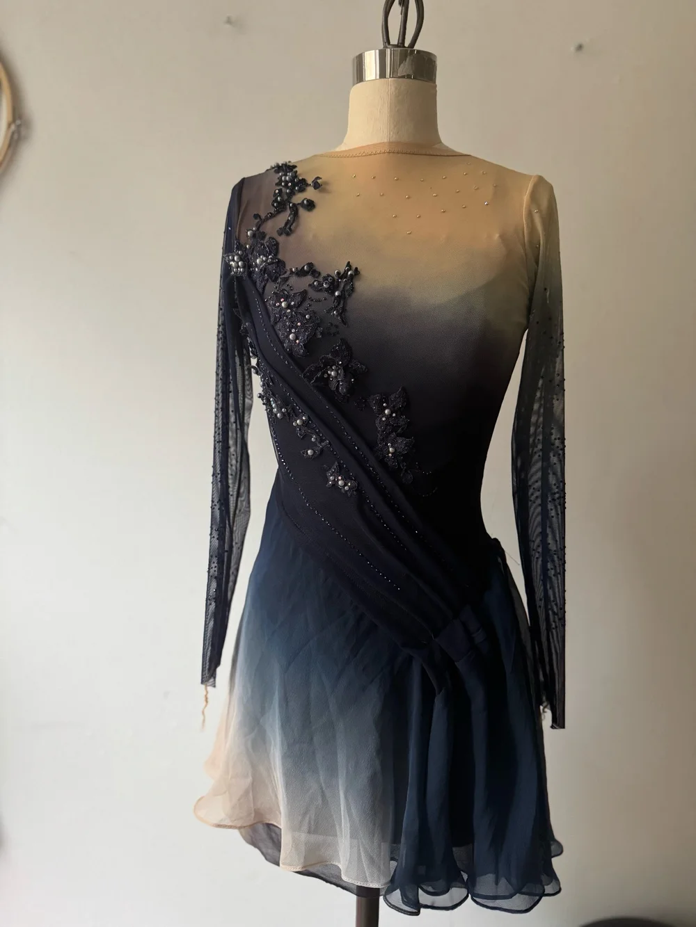 black gauze dress Black Gauze Button Up Maxi Dress w/ Raw Edges – Miss Monroe Boutique main image 1
