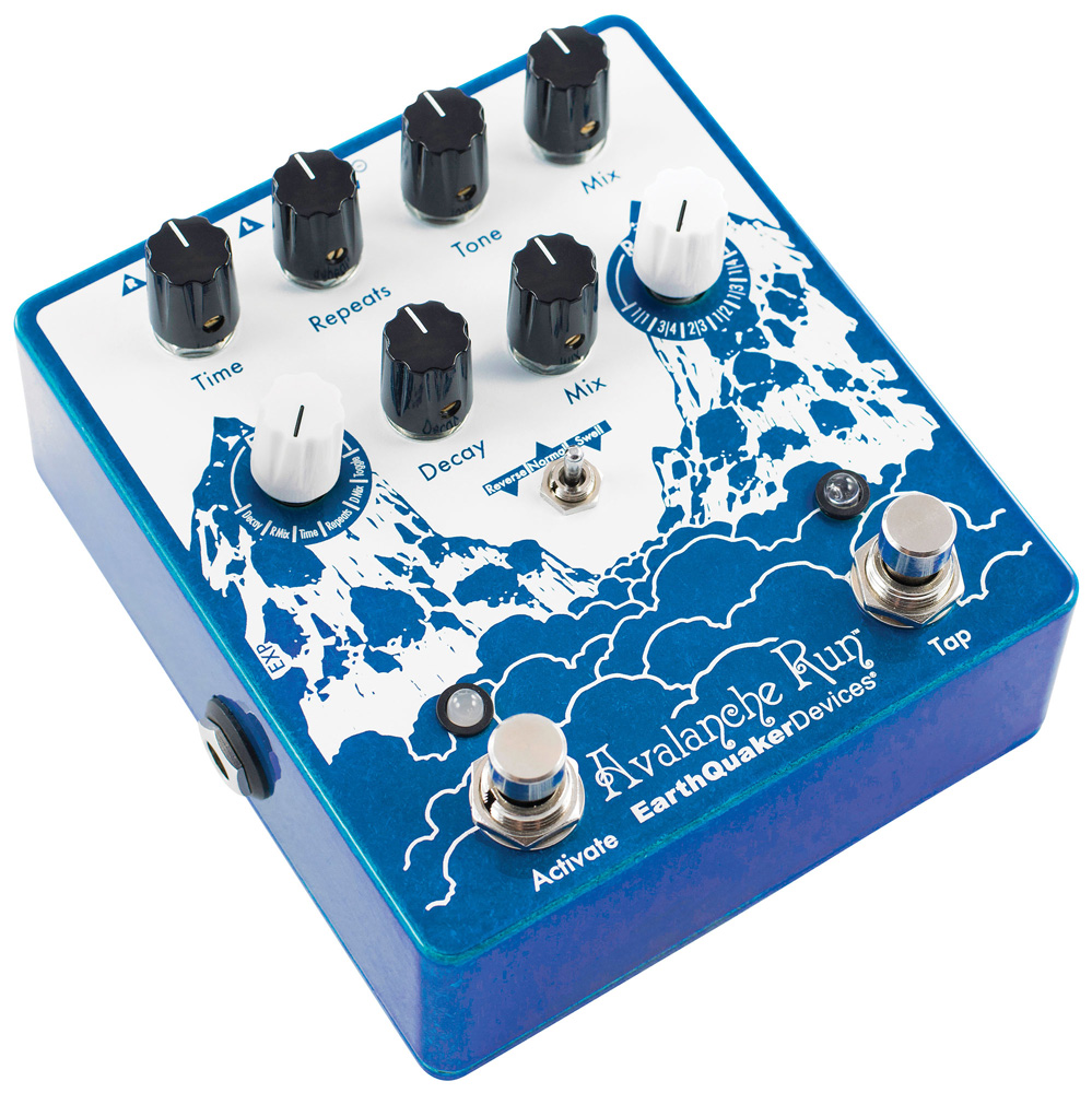 Avalanche Run™ Stereo Reverb & Delay with Tap Tempo — EarthQuaker 