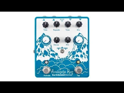 Avalanche Run™ Stereo Reverb & Delay with Tap Tempo — EarthQuaker