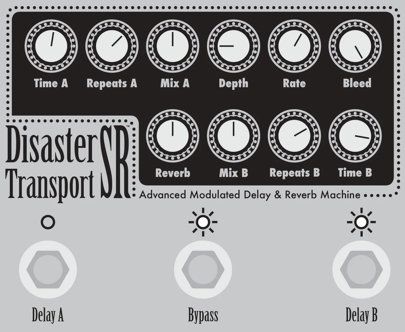 Series/parallel with modulation & reverb