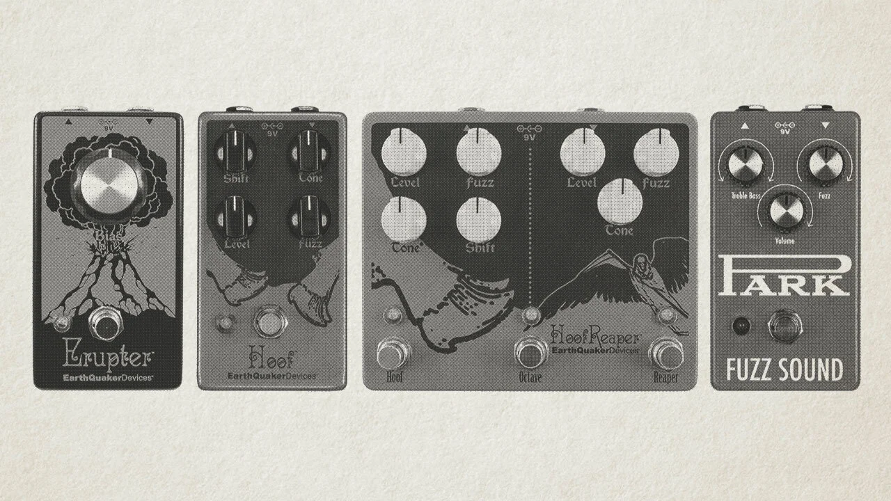 FUZZCYCLOPEDIA : A Side-by-Side Comparison of EQD Fuzz Boxes  EarthQuaker  Devices