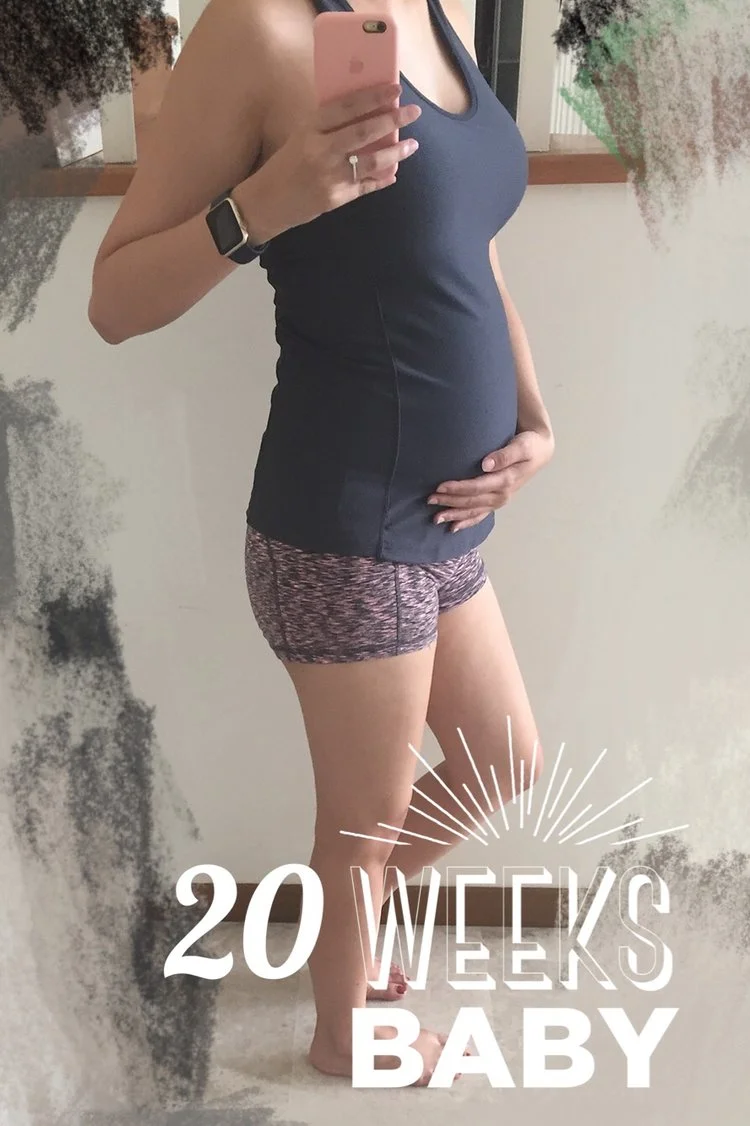 Baby moved! And I actually felt it!