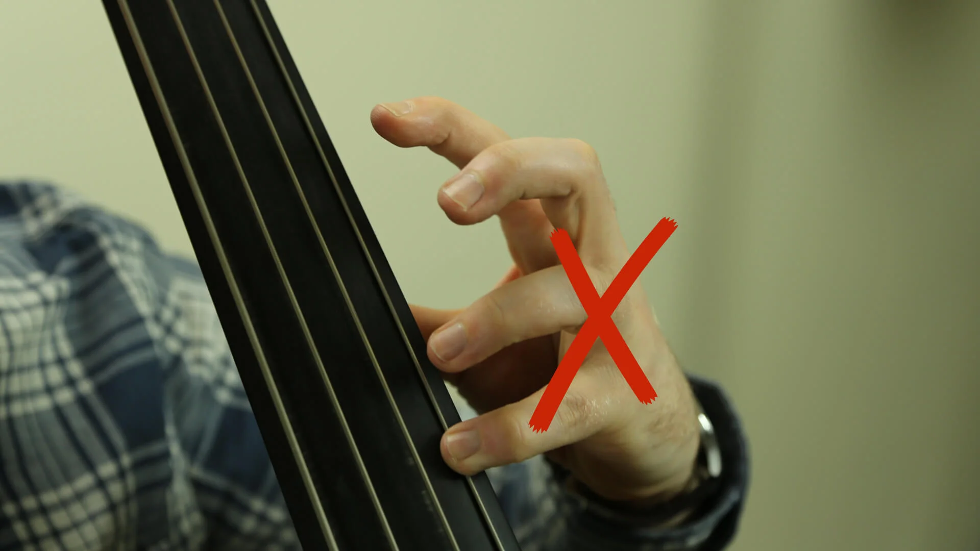 Six Common Problems With Left Hand Double Bass Technique
