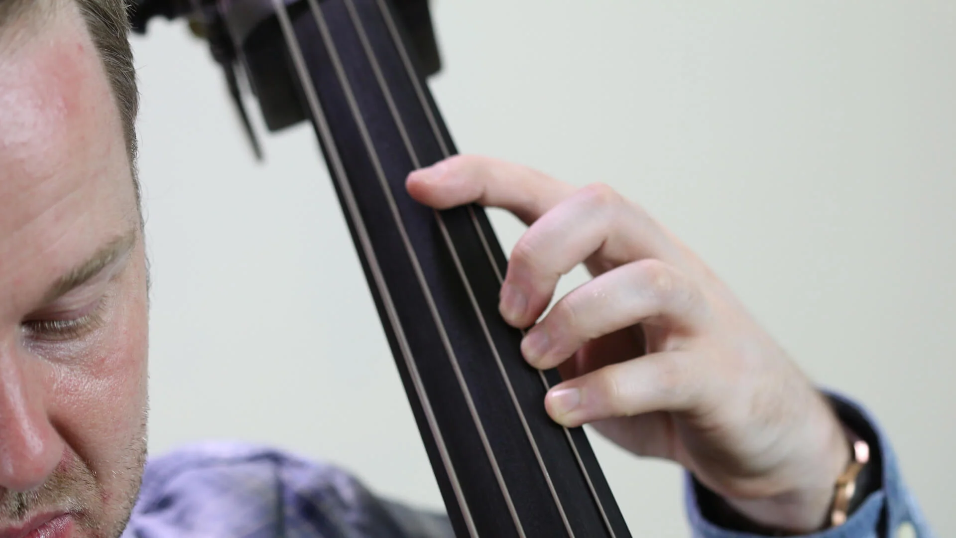 Double Bass Pull Off Riff For Left Hand Strength