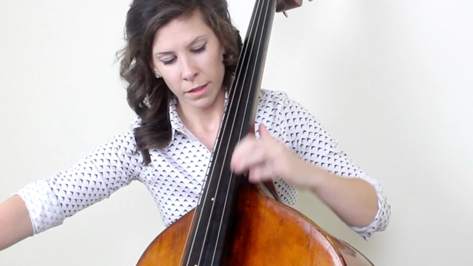 Planting Fingers - Double Bass Shifting Technique + Drill