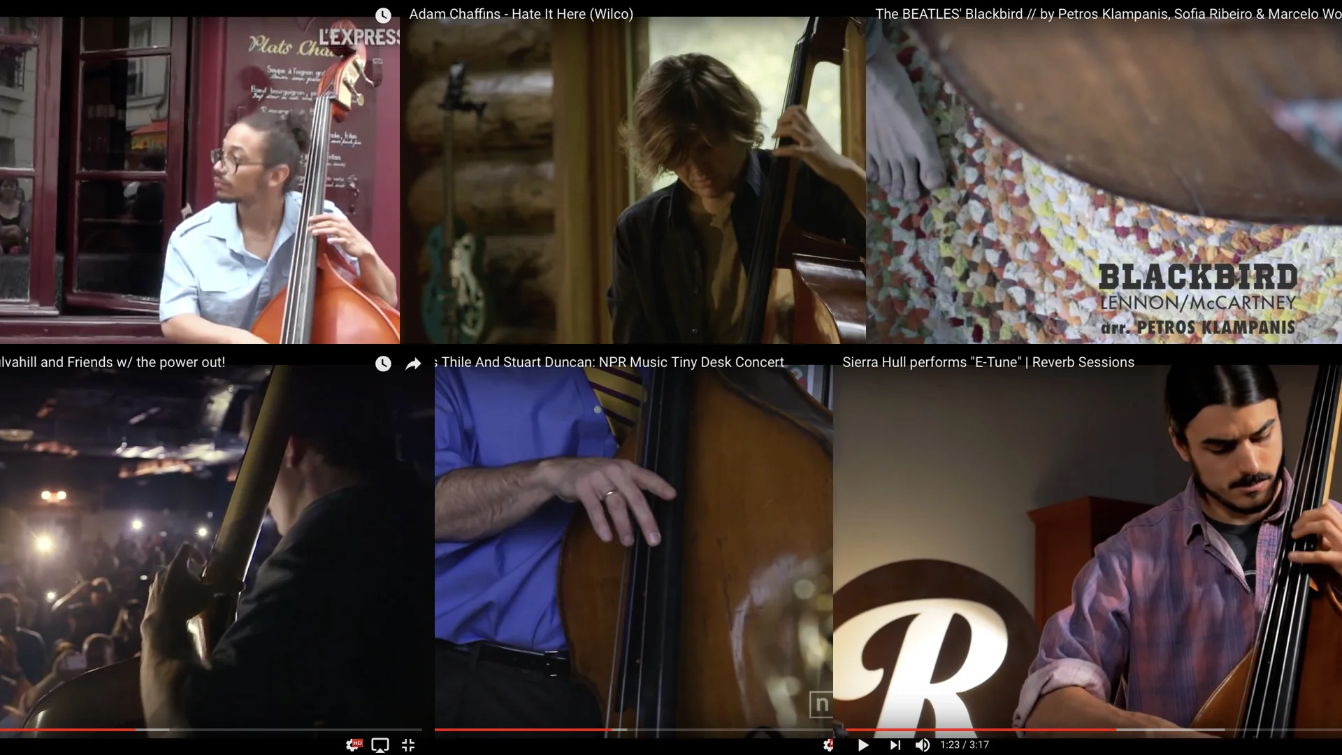 Geoff's Favourite YouTube Double Bassists: Pt.3 - Pop (&amp; everything else!)