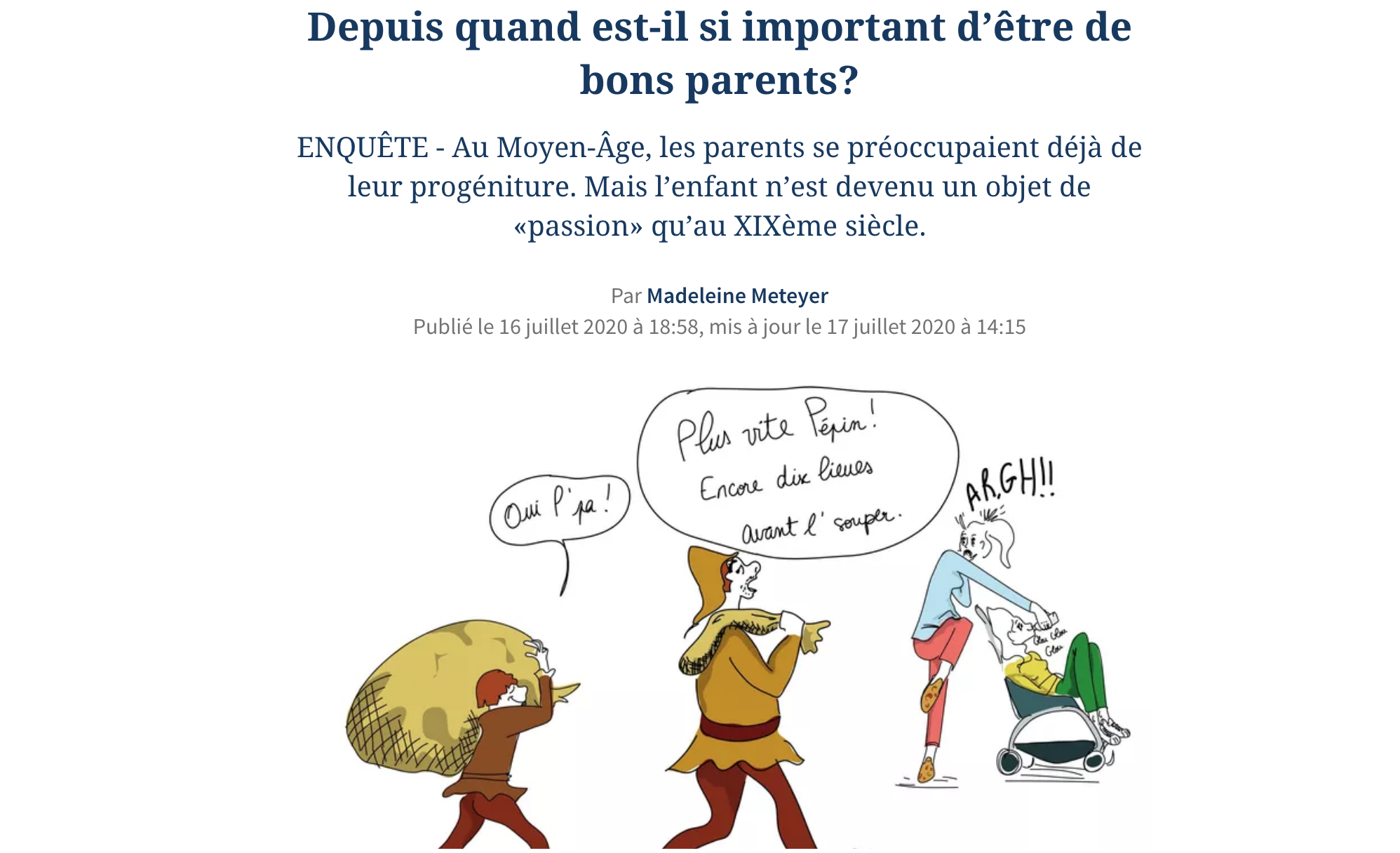 LE FIGARO du 16 juillet 2020