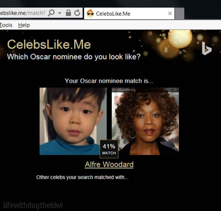 That time that CelebsLike.Me totally nailed it.