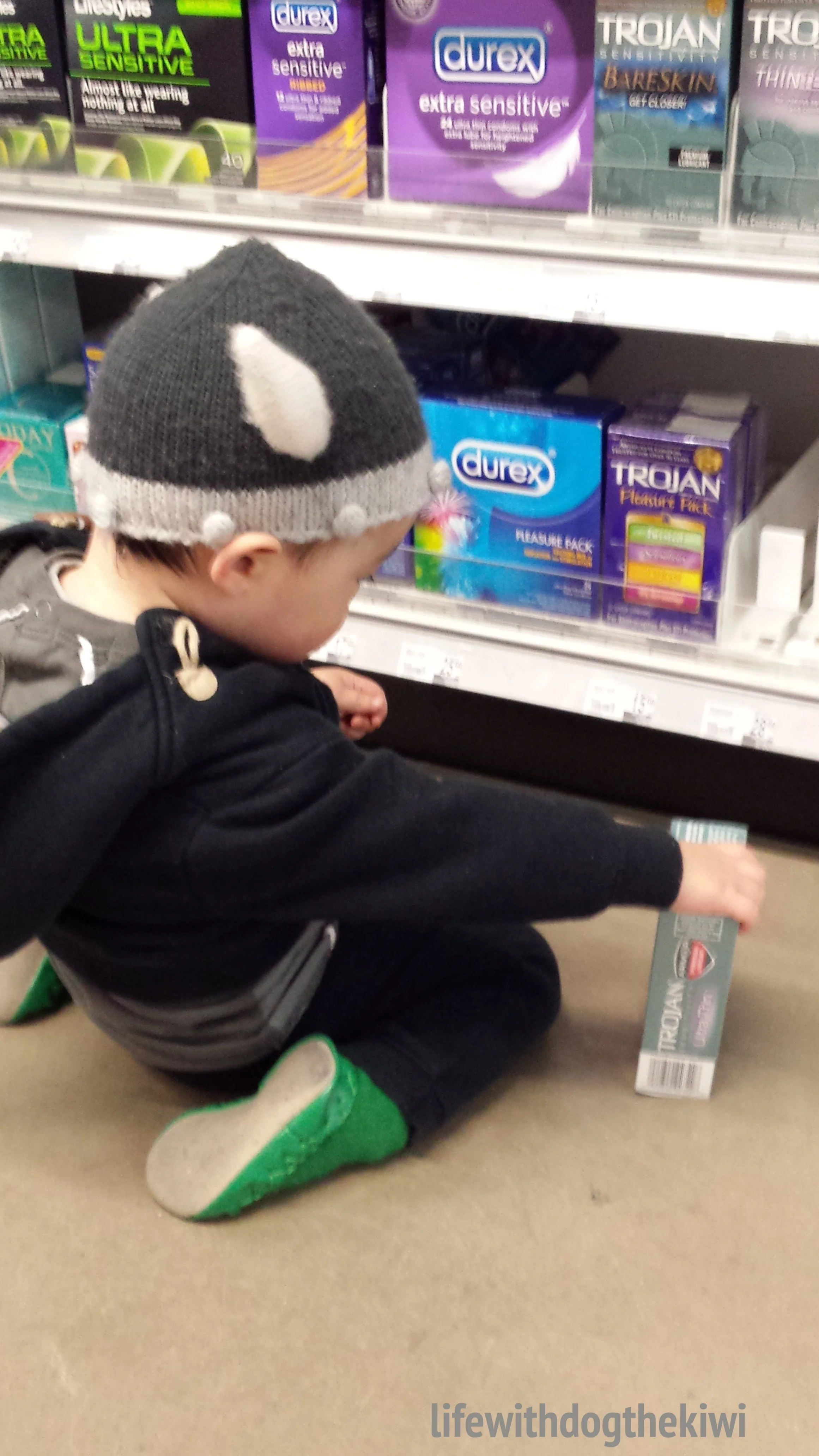 That time that my son chose safety first.