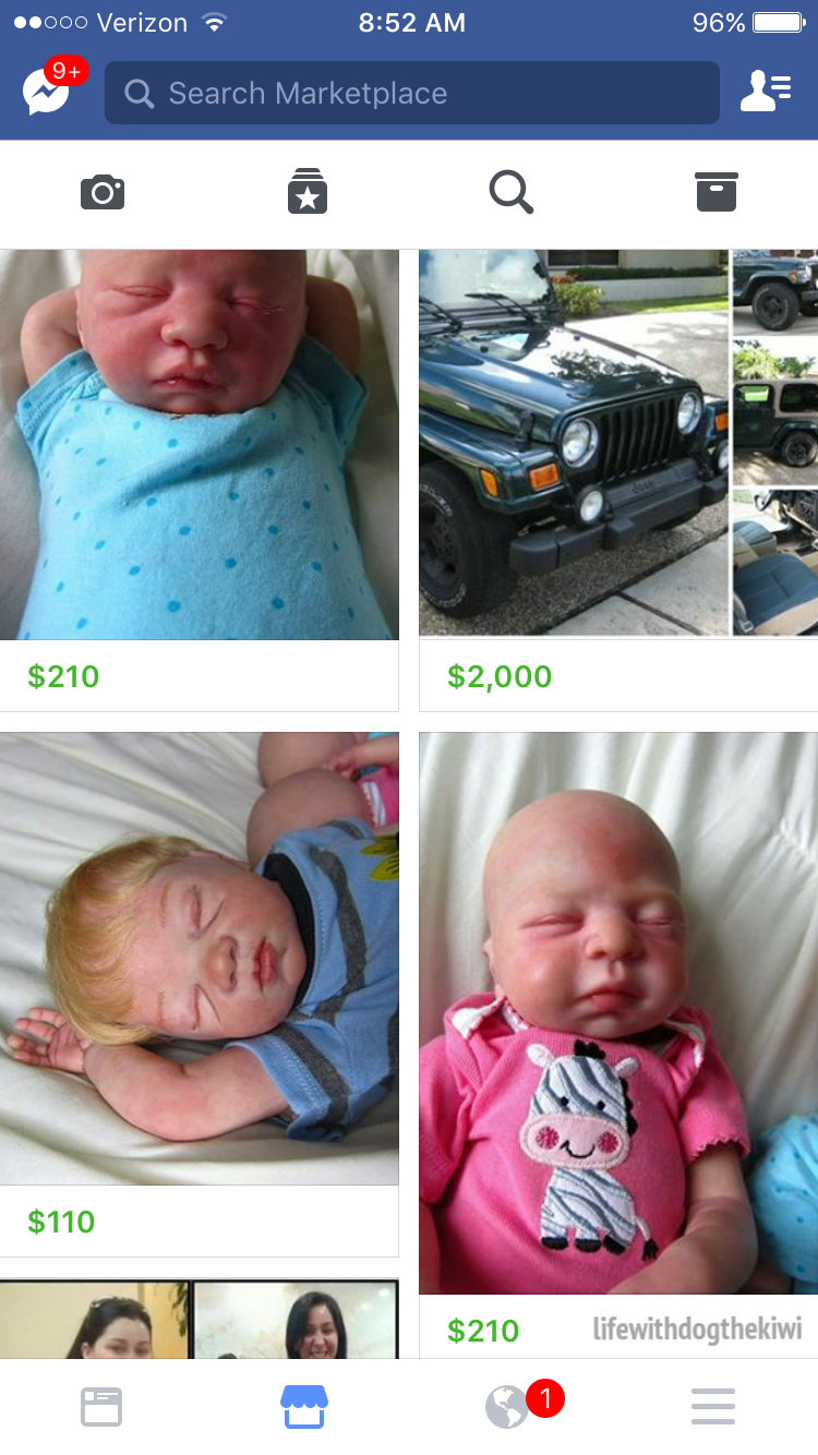 That Time That I Clicked on Facebook Marketplace