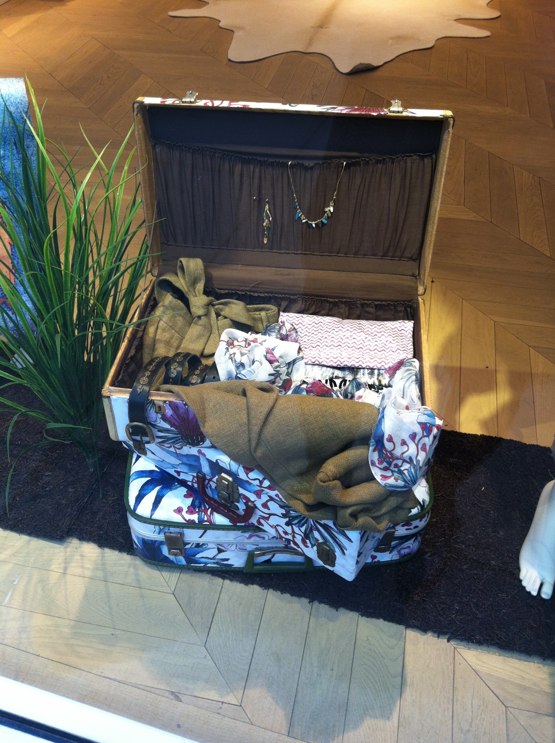 Designing and building props used in "The Festival Edit" windows. 2014.