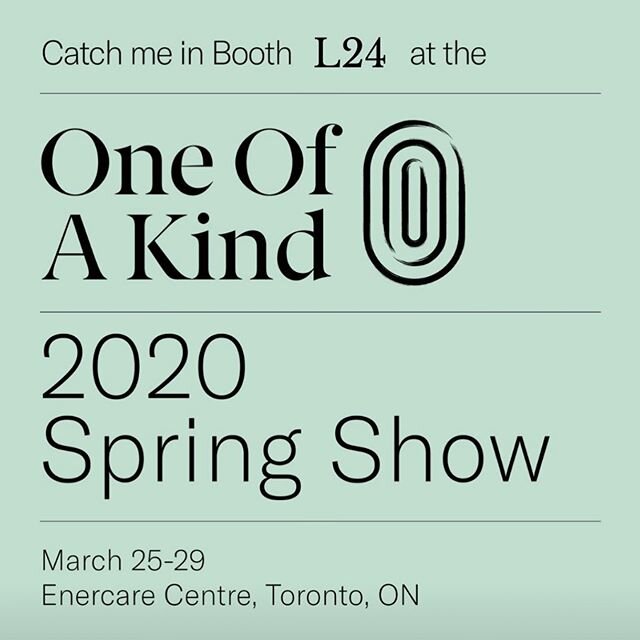 Seems like I was just there... but it&rsquo;s that time again everybody. Getting ready for Spring OOAK! #toronto #art #ooak20 #ooakdiaries #backagain #torontolife