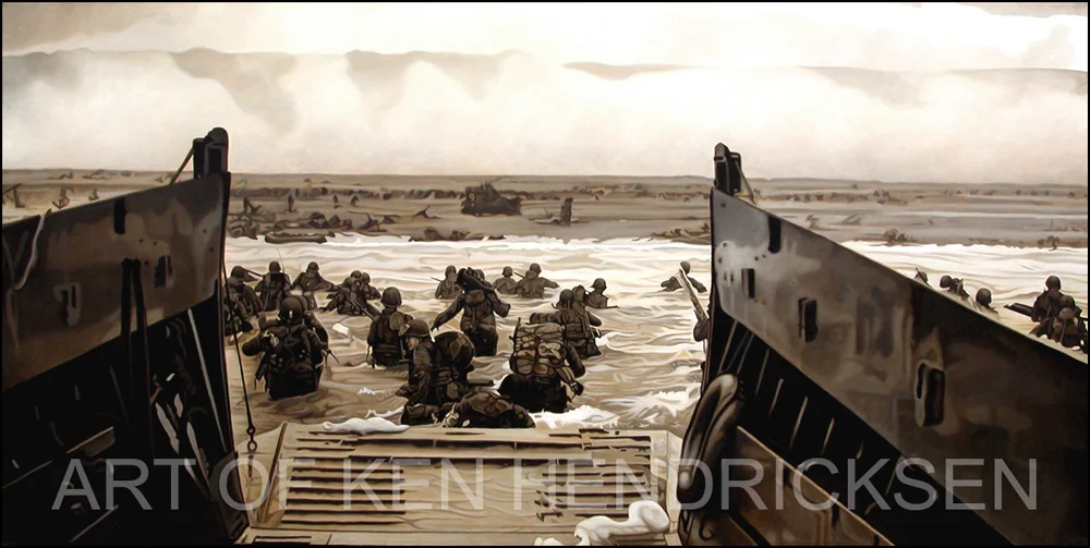 D-DAY, OMAHA BEACH, JUNE 6, 1944