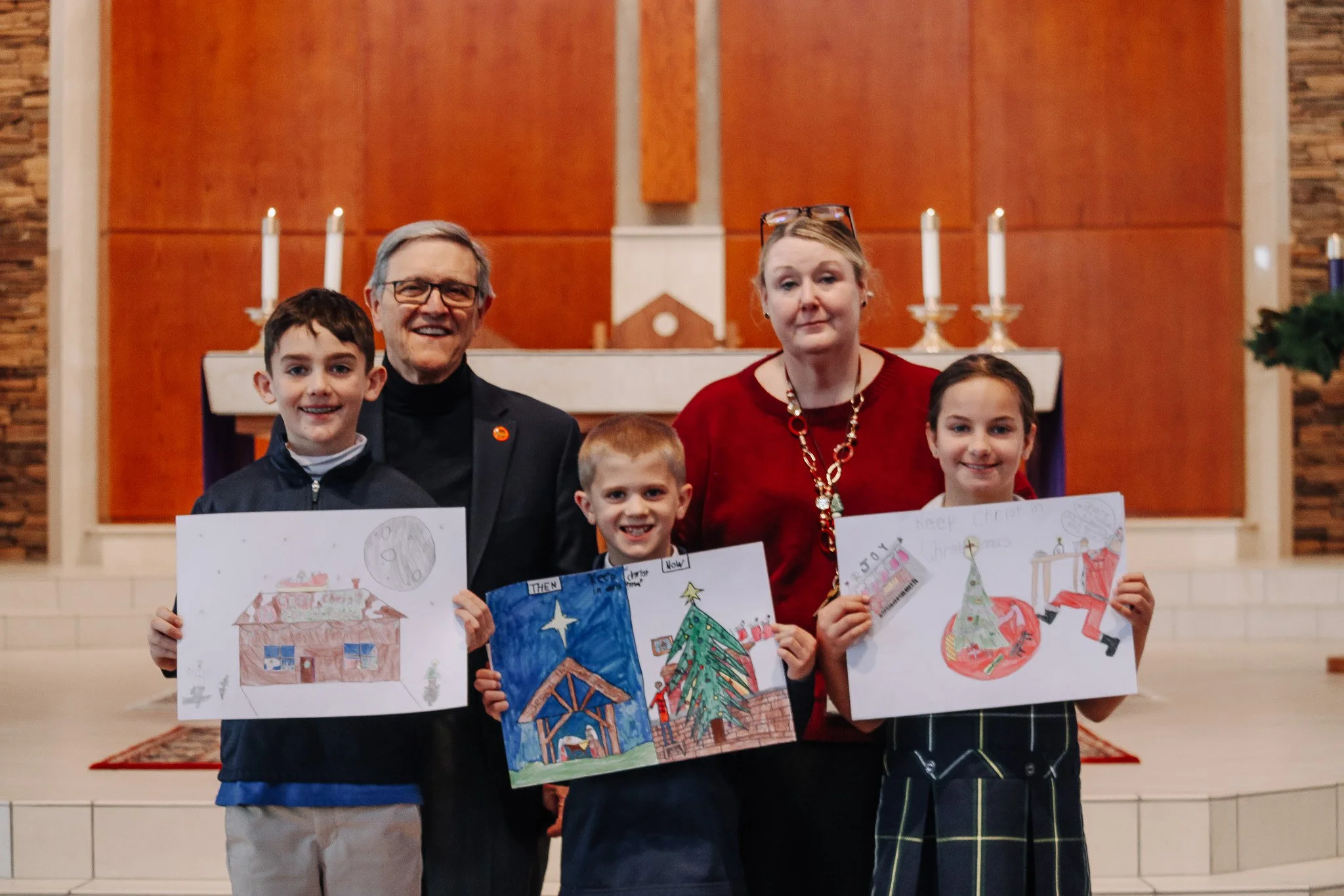 Congrats to the winners of this year's "Keep Christ in Christmas" Poster Contest sponsored by the Knights of Columbus.