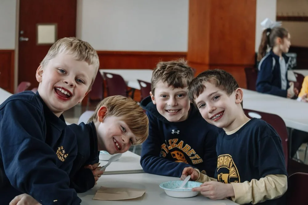 We couldn&rsquo;t celebrate our school without appreciating our students! 💙💛 Each day, our halls and classrooms are alive with curiosity, play, friendships, prayer, learning, and growing. On Student Appreciation Day, we celebrated with an Ice Cream