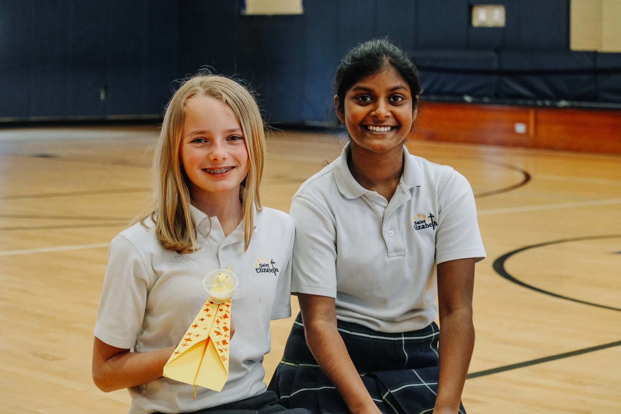 6th graders in Ms. Nangle's science class tested out their constructed planes, testing for distance and peep marshmallow passenger safety.