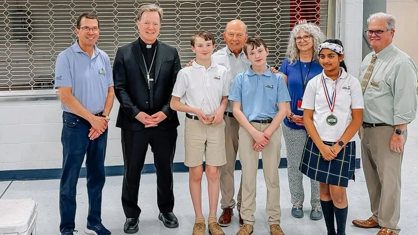 The Robotics and Coding Competition, sponsored by the @foundation4catholiceducation , was held on April 16, 2026.  The theme was centered around the USA&rsquo;s 250th birthday!  Sixteen schools submitted entries. St. Elizabeth is proud of our team wh