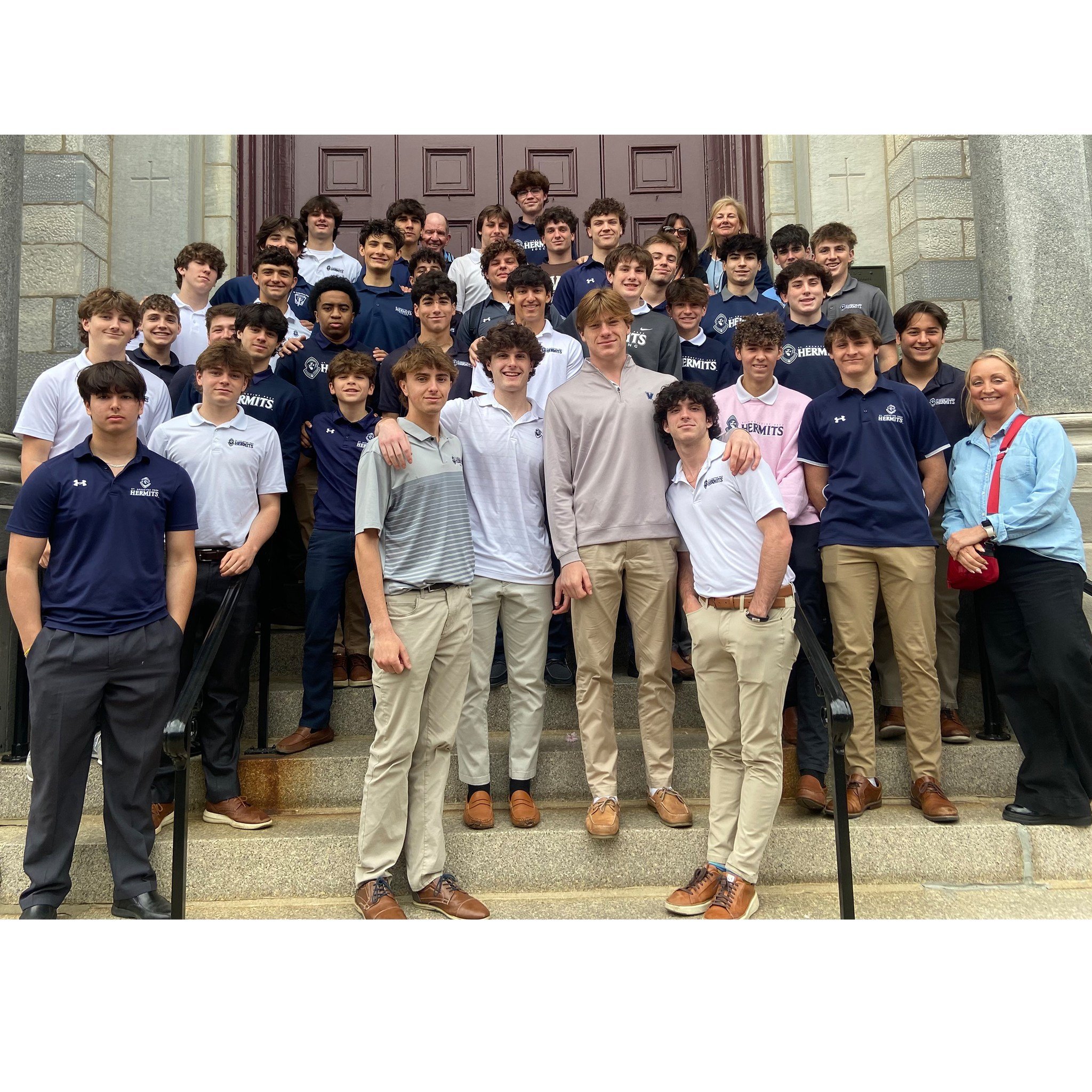 Exploring the heart of South Philly, our Italian Club made the rounds around the Italian Market, ending with a delightful meal at Positano Coast in Old City. The highlight? Quality time with Fr. Paul Galetto, OSA '74, former St. Augustine Prep Presid