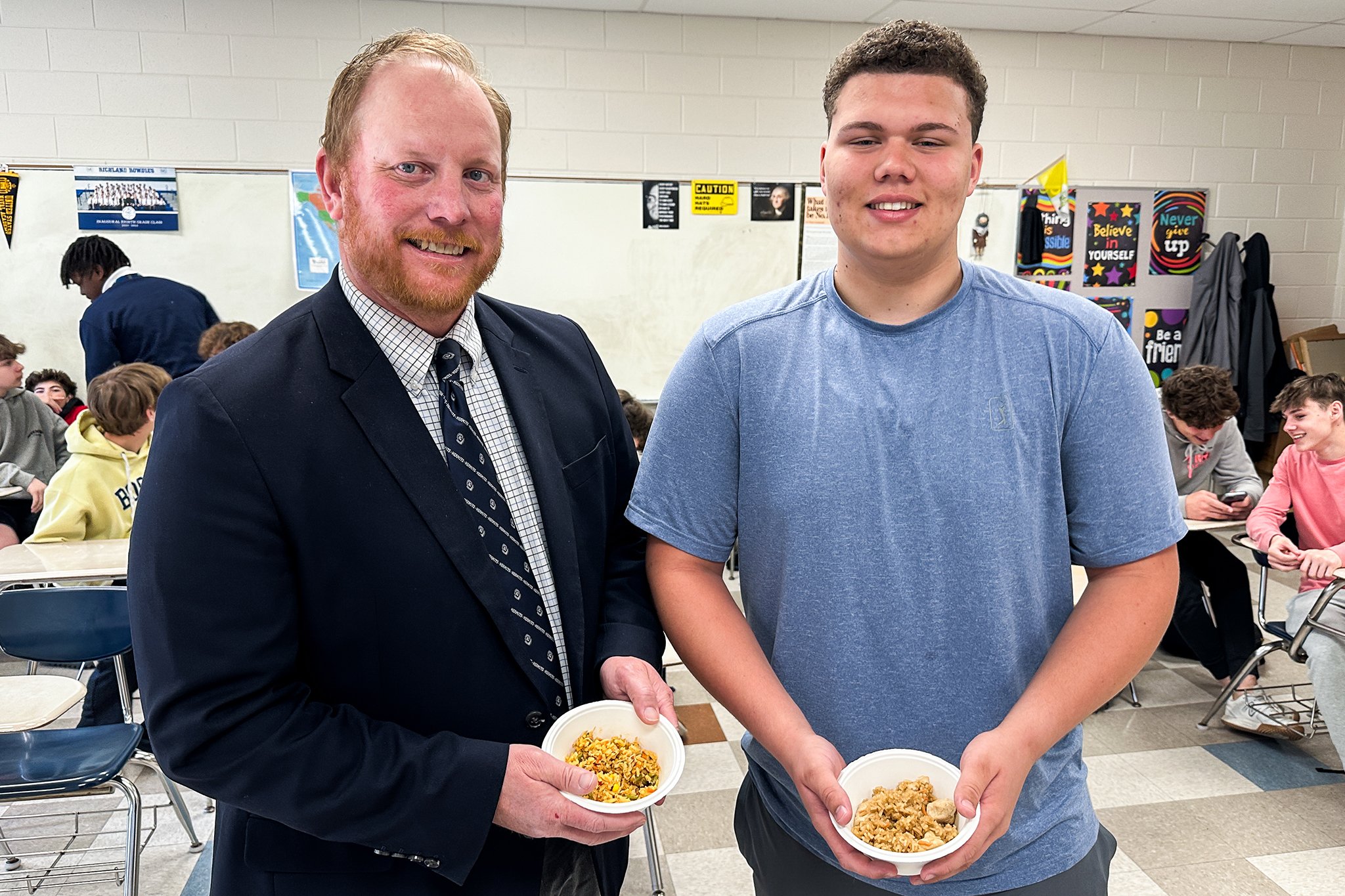 Mr. Boody's Freshman Foundations class started the week with a culinary masterpiece. Students stepped up to the challenge, creating 'How-to' video tutorials on topics they excel in from unique skills to delicious recipes.

Slayton D'Amico '27 took th