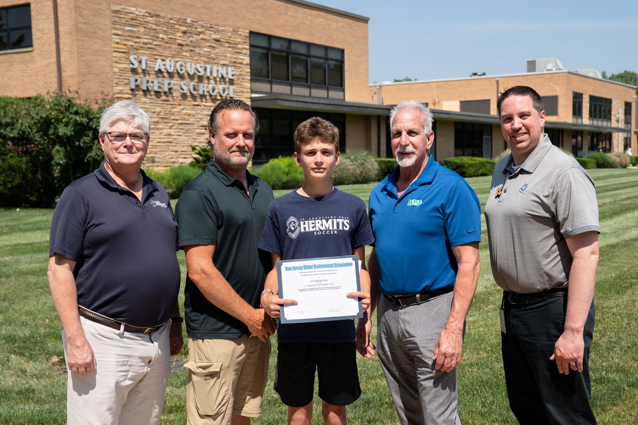📚💧 Congratulations to CJ Nadeau-Roos &rsquo;29, who authored an award-winning essay in the NJWEA Southern Section Essay Contest!

CJ was recognized for his powerful insight on water sustainability, a theme introduced during a visit from the Atlanti