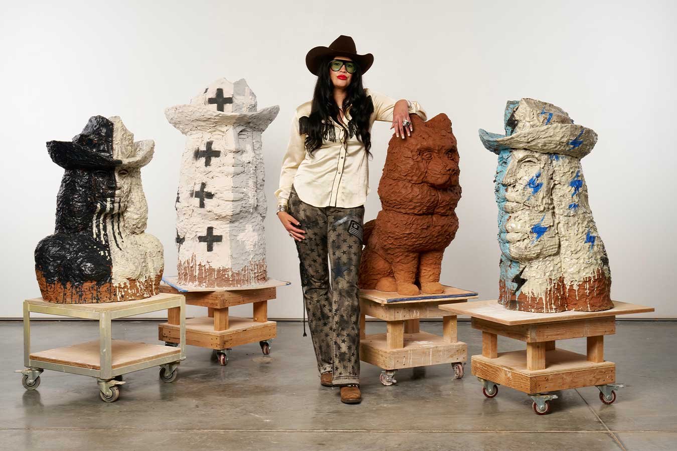 Raven Halfmoon: Flags of Our Mothers at Ballroom Marfa