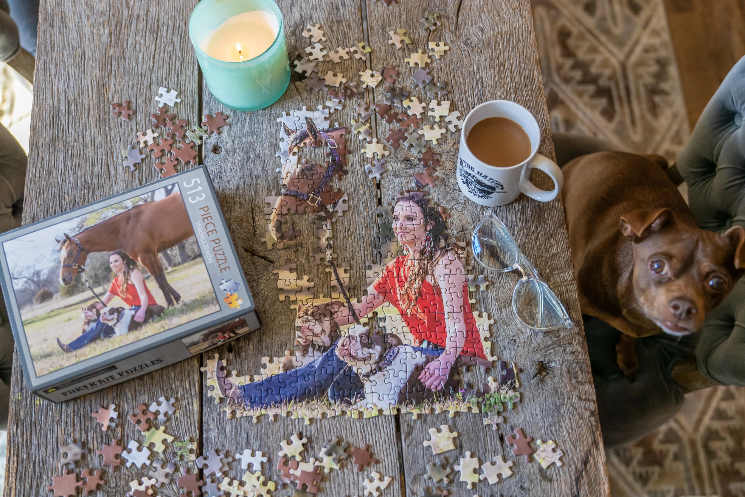 15 Piece 16" x 10" Custom Puzzle