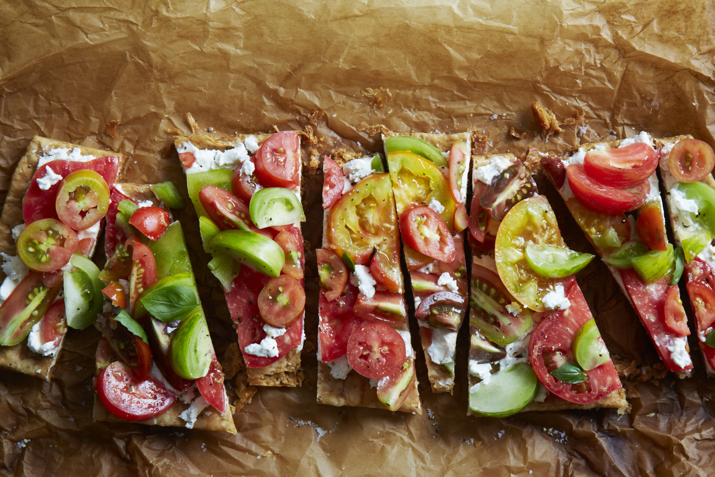 Tomato Tart on puff pastry