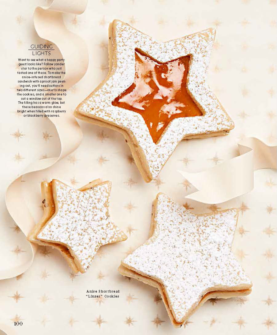 Linzer Star Cookies, Martha Stewart Living