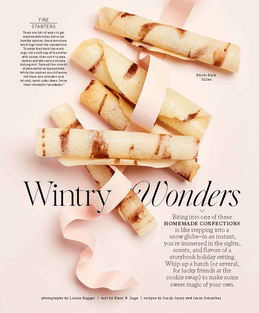 Birch Tuile Cookies, Martha Stewart Living